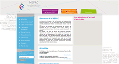 Desktop Screenshot of mefac.fr